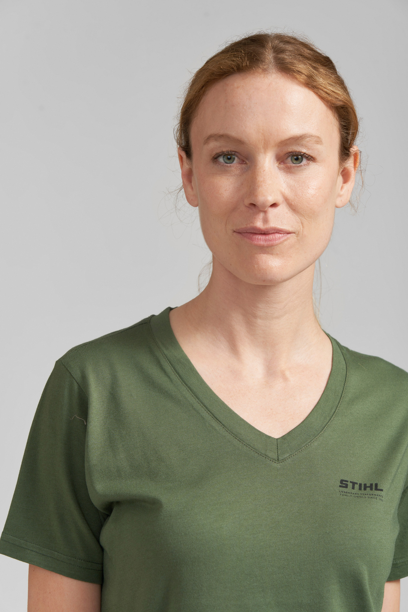 T-shirt pour femmes BASIC V GREEN